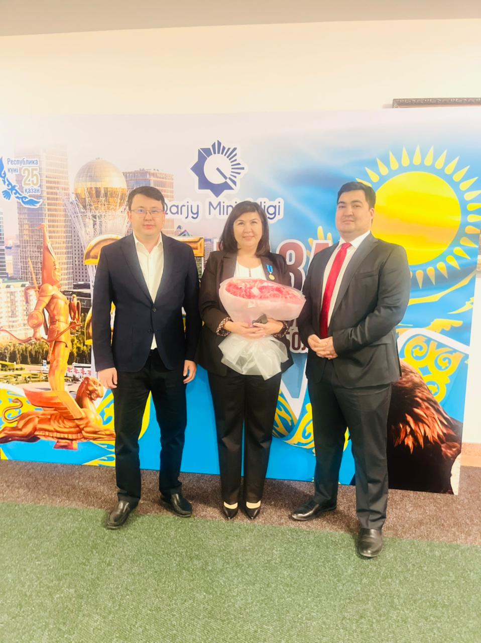 Работники ИВЦ отмечены наградой Главы государства «Ерен еңбегі үшін»